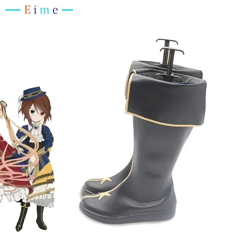 Anime Rozen Maiden Souseiseki Cosplay Schuhe Spiel PU Leder Schuhe Halloween Karneval Stiefel Cosplay Requisiten Nach Maß