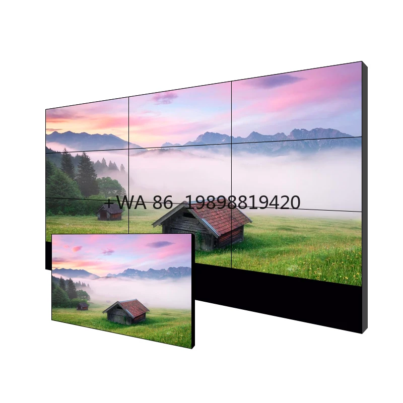 

Video Wall System Display Led Display Screen Stage Background Lcd Video Wall Full Color Indoor Display Led Video Wall Lcd Led