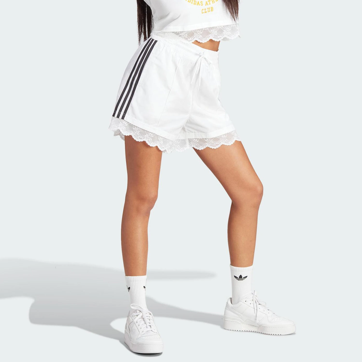 

Adidas Originals Women's Lace Trim Classic Shorts IL2420