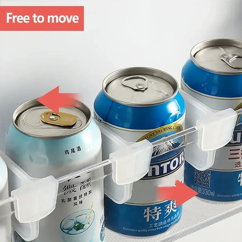 효율적인 냉장고 주방 정리 선반 계란, 병 및 기타 물품 정리함 주방 냉장고용 수납 칸막이 썸네일 4