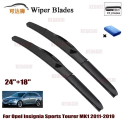 For Opel Insignia Sports Tourer MK1 2011 2012 2013 2014 2015 2016 2017 Front Wiper Blades Brushes Cutter Accessories U J Hook