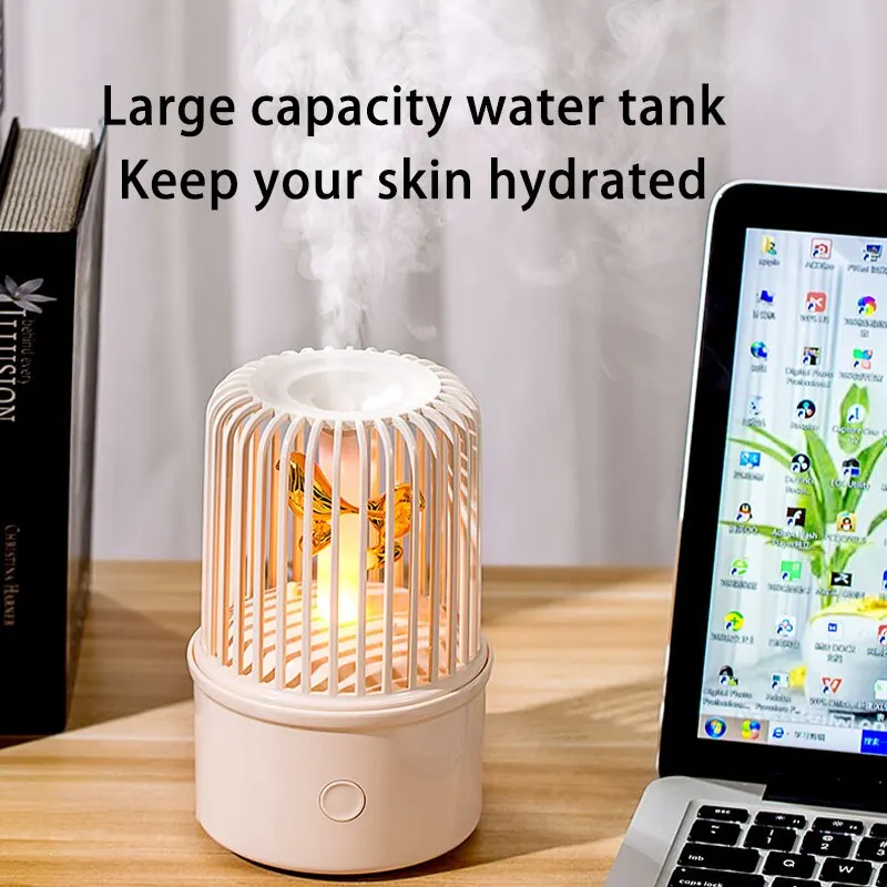 200ml siêu âm mát Mist Máy tạo độ ẩm USB điện hương thơm tinh dầu khuếch tán ánh sáng ban đêm với âm nhạc hương liệu khuếch tán