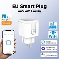 E welink WiFi Smart Plug Socket EU 16/20A with Power Monitoring Timing Voice Control Works with Alexa Google Home Smart Life