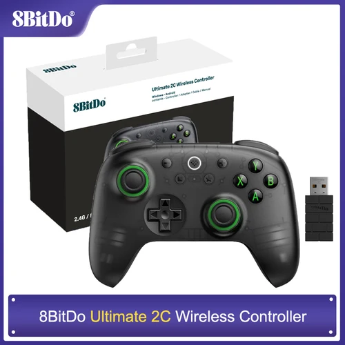 8BitDo - Nuevo mando inalámbrico Ultimate 2C para juegos Gamepad para PC, Windows 10, 11, Steam Deck, Raspberry Pi, Android