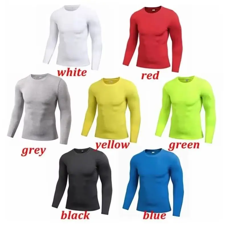 Men Women Kids Children Boy Girl Compression Running Long Base T Shirt Fitness Sport Basketball Football Gym Bottom Clothes 1025
