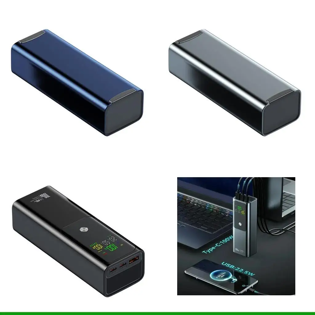 U55C 100W Fast Charging Power Battery Holder Case 21700x4 Enclosure for Simple Assembly and Multiple Device Compatibility