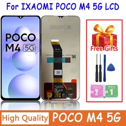 Tested For Xiaomi Poco M4 5G LCD Display Touch Screen Digitizer Assembly Replacement Parts For POCOM4 5G LCD MZB0BRZIN Screen