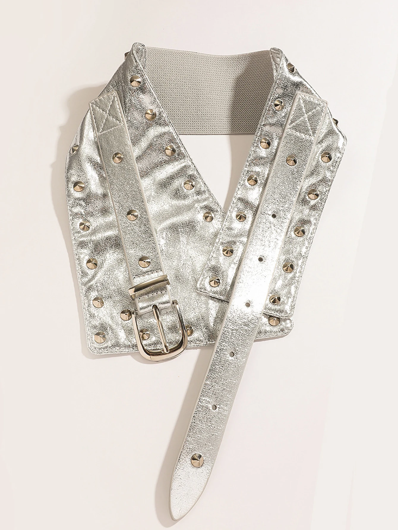 New & Best-Selling European and American Style Studded Waist Cincher for Women - Wide Waist Belt That Flatters the Figure, Versa