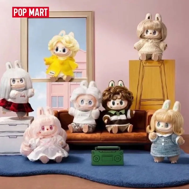 POPMART LABUBU THE MONSTERS HAIR SALON Series Оригинальные игрушки-сюрпризы в закрытых коробках, коллекционные фигурки, милые аниме-персонажи, украшения, подарки