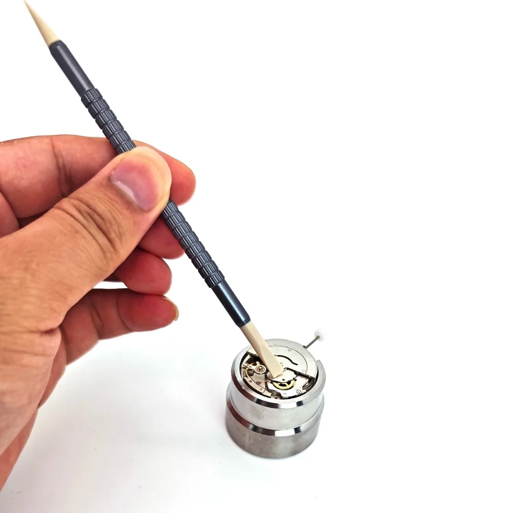 PEEK Stick with Auxiliary Movement Core Clamp Watch Dial Cleaning Pen  Watchmaker Watch Repair Tool