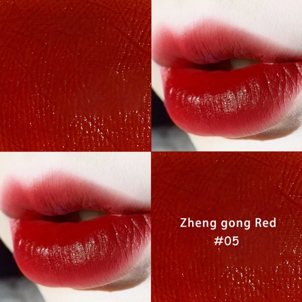 

New Velvet Matte Red Tube Lip Glaze Not Easy To Fade Long Lasting Lip Gloss Non-stick Cup Waterproof Liquid Lipstick
