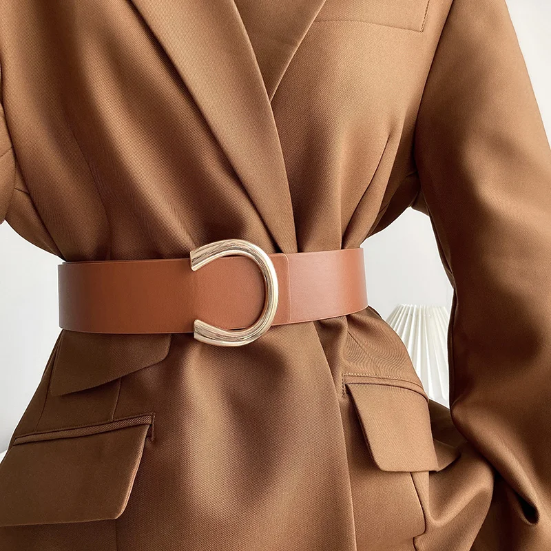 

Waist Cover Women's Wide Edition Outer Suit Korean Edition Waist Collection Fashion Decoration Belt New Versatile Retro Belt