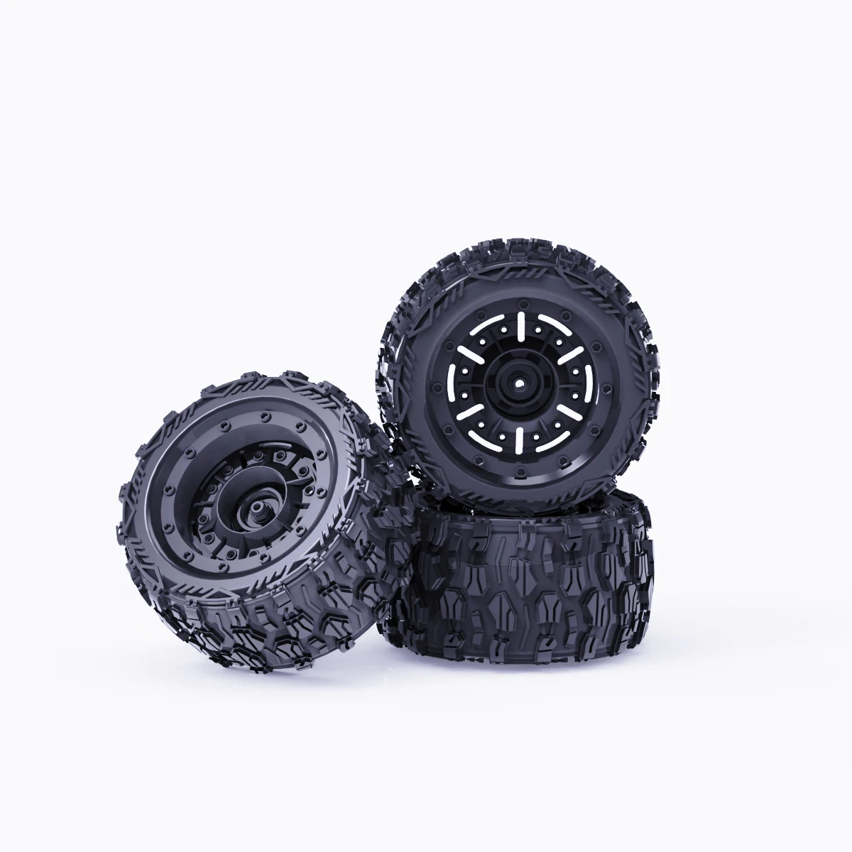 ZD RACING MT-16 piezas de coche RC amortiguador 85mm ruedas delanteras y traseras neumáticos 12mm hexagonal para 1/16 control remoto RC todoterreno coche
