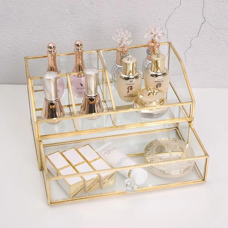 transparent-glass-cosmetic-storage-box-perfume-skincare-drawers-organizer-nordic-style-desktop-makeup-desk-accessories