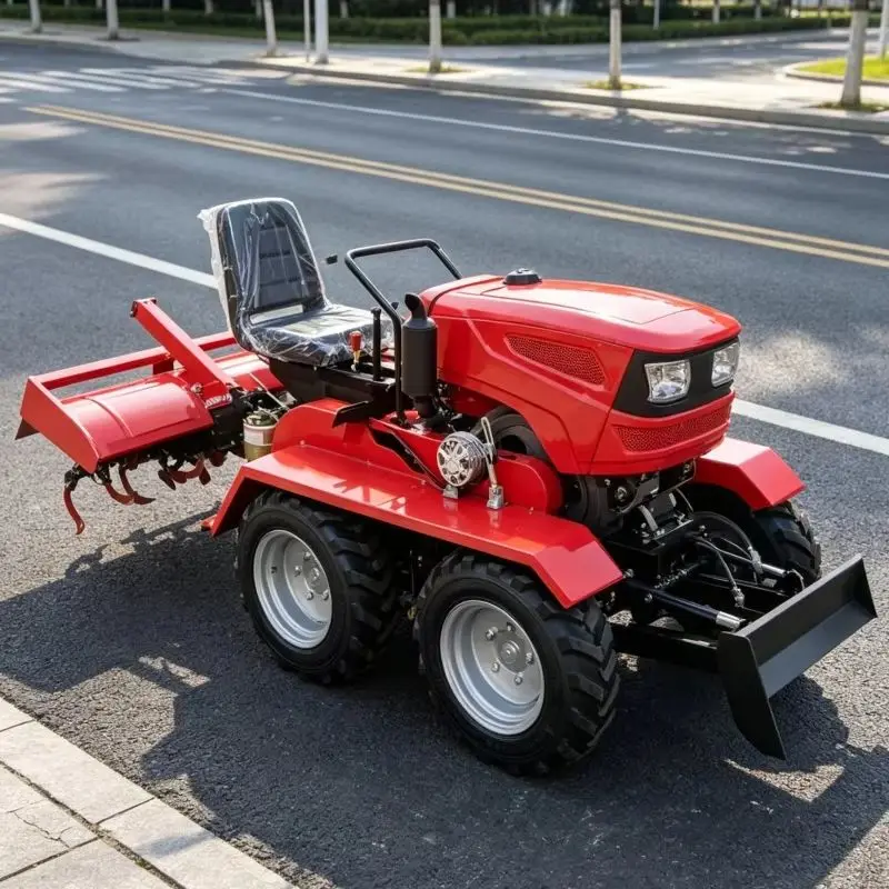 

Customized wheeled land tiller agricultural machinery, 2026 new four-wheel cultivator, preferred rotary tiller for farmland farm