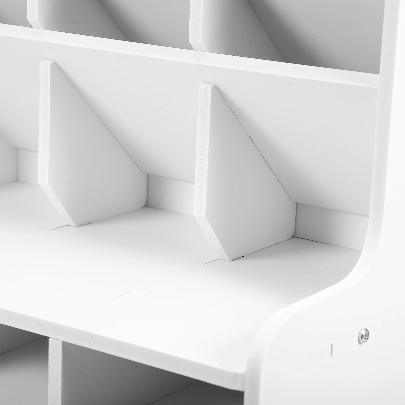 

Drawer Pen Holder 15 Compartments Desk ganizer PVC Wood Large Capacity Stationery Storage Rack Multi functional Desktop Pencil