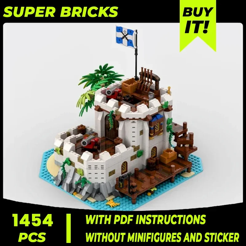 

Medieval Fortress Model Moc Building Bricks Empire Defense Outpost Technology Modular Blocks Gift Christmas Toy DIY Set Assembly