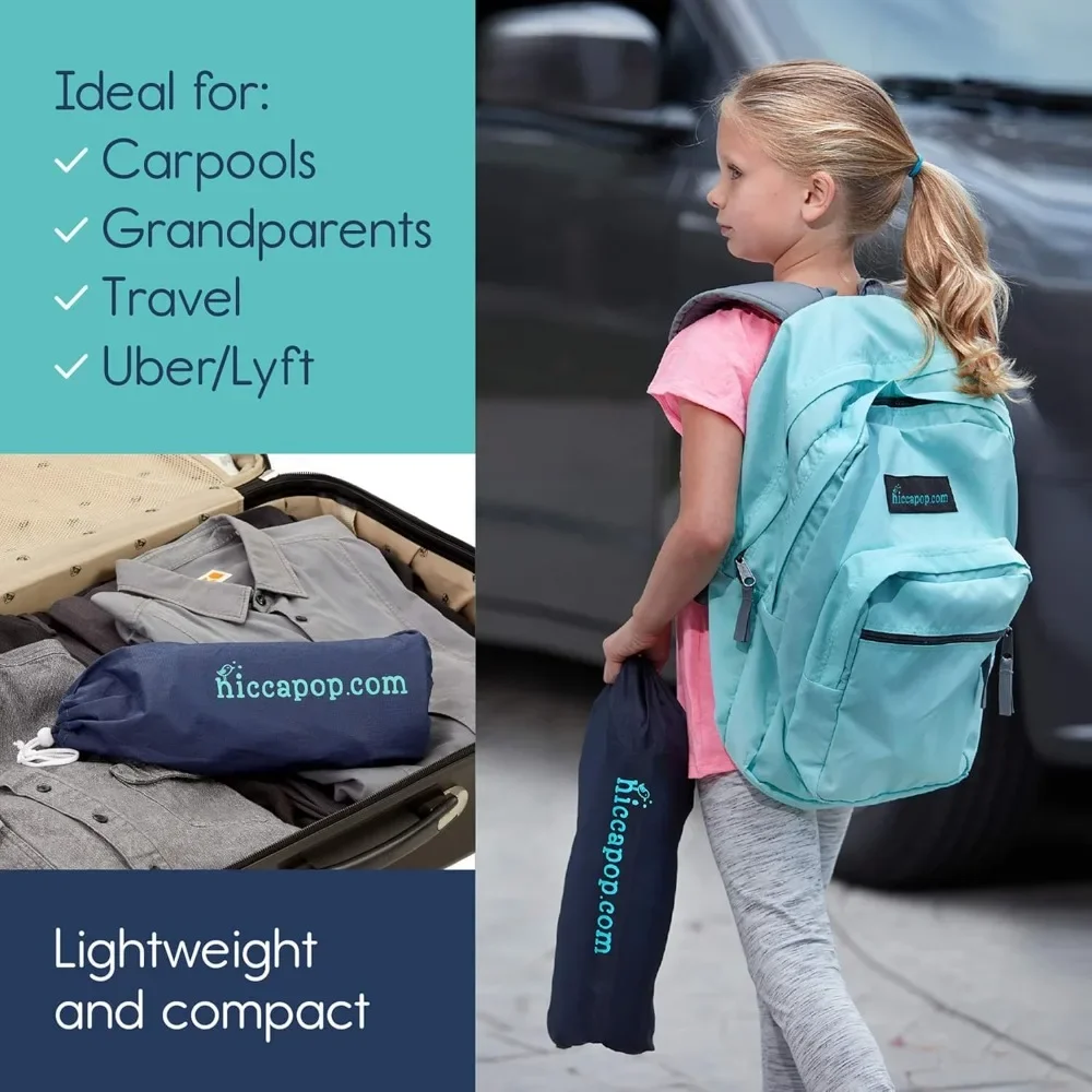 UberBoost-Siège d'appoint gonflable pour voiture, dossier étroit, pour voyage, portable, pour les tout-petits