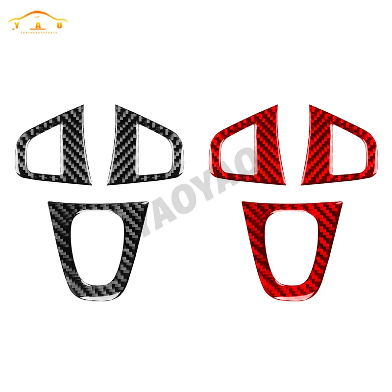 

Carbon Fiber Car Headlight Button Frame Sticker For Renault Fluence Megane RS 2009 2010 2011 2012 2013 2014 2015