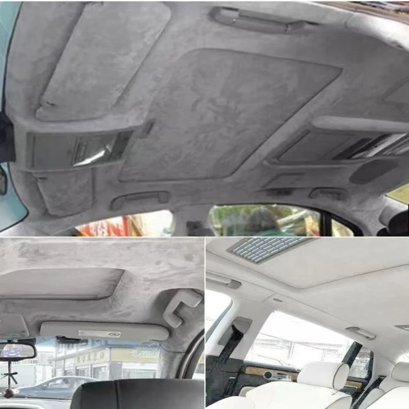 

Elastic Self-adhesive Suede Fabric Microfiber Automotive Interior Covering Modification Fabric Door Panel Dashboard Decoration.