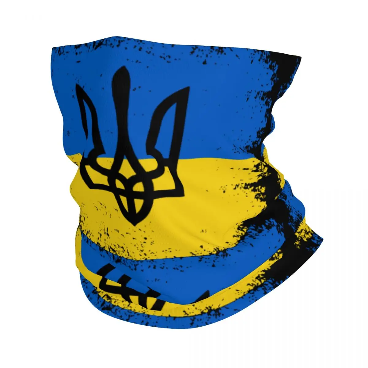 

Ukraine Ukrainian National Flag Bandana Neck Cover Printed Mask Scarf Multi-use Headwear Running for Men Women Adult Winter