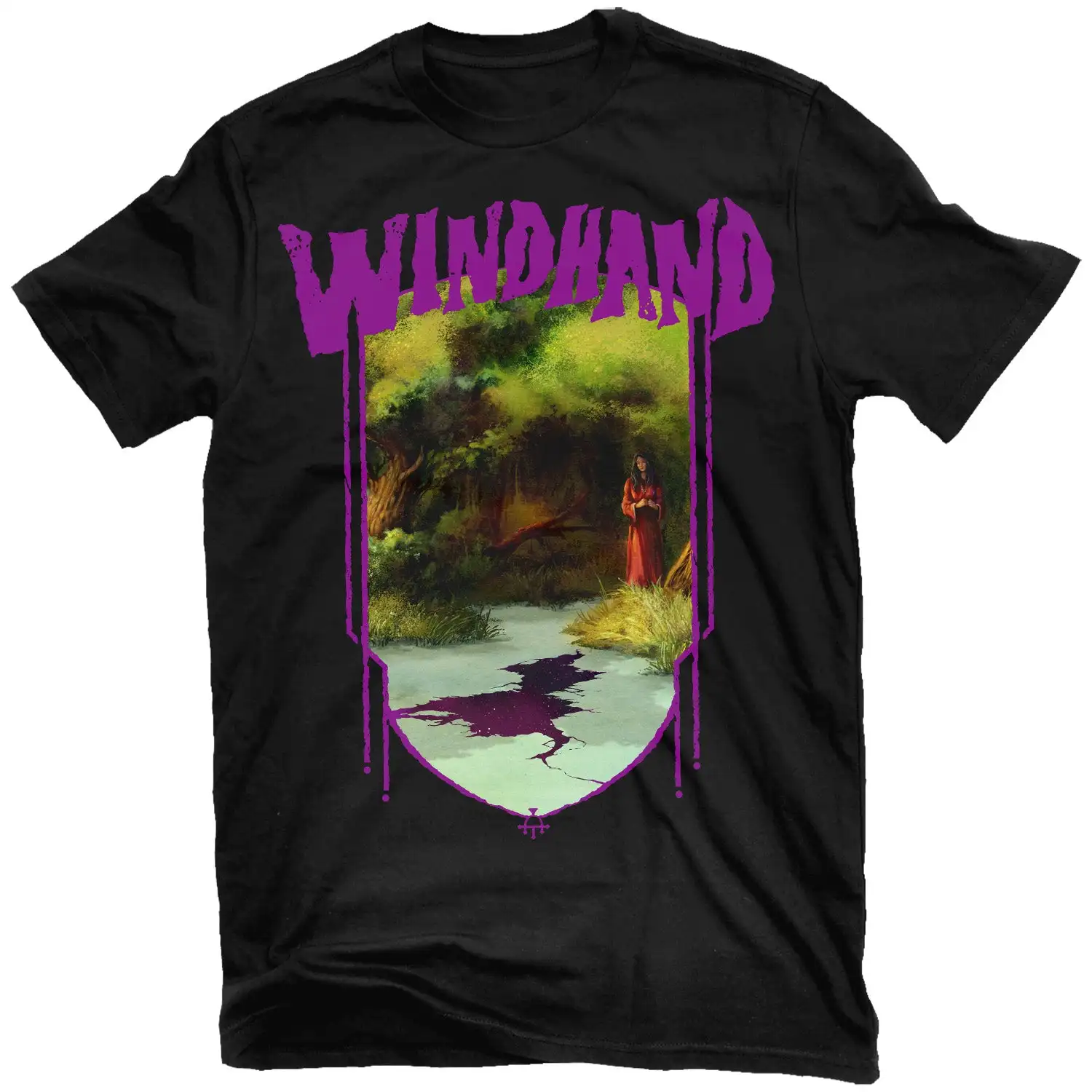 Windhand Sadistic Flower of Hell  Vintage Graphic T-Shirt Men Women Metal Rock Band Tee 100% Cotton Streetwear Top