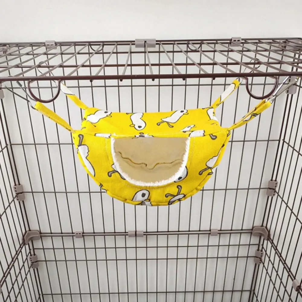 Ferret Hammock Small Pet Cage Hammock Warm Guinea Pig Hammock Hanging Bed for Parrot Ferret Squirrel Hamster pet accessories