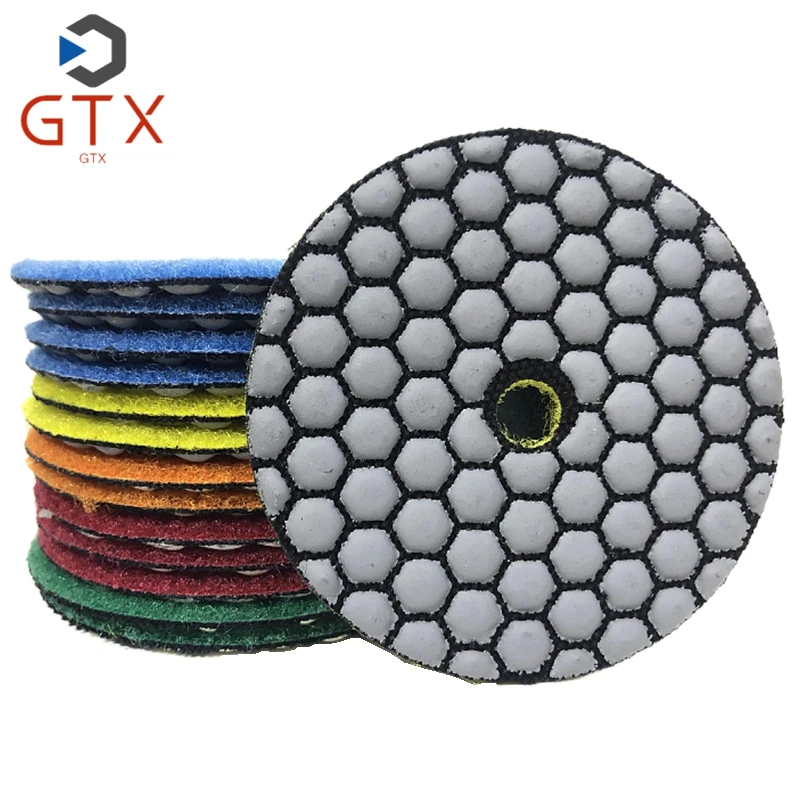 gtx wet and dry polishing pad diamante marmore granito pedra remodelacao polegada 01