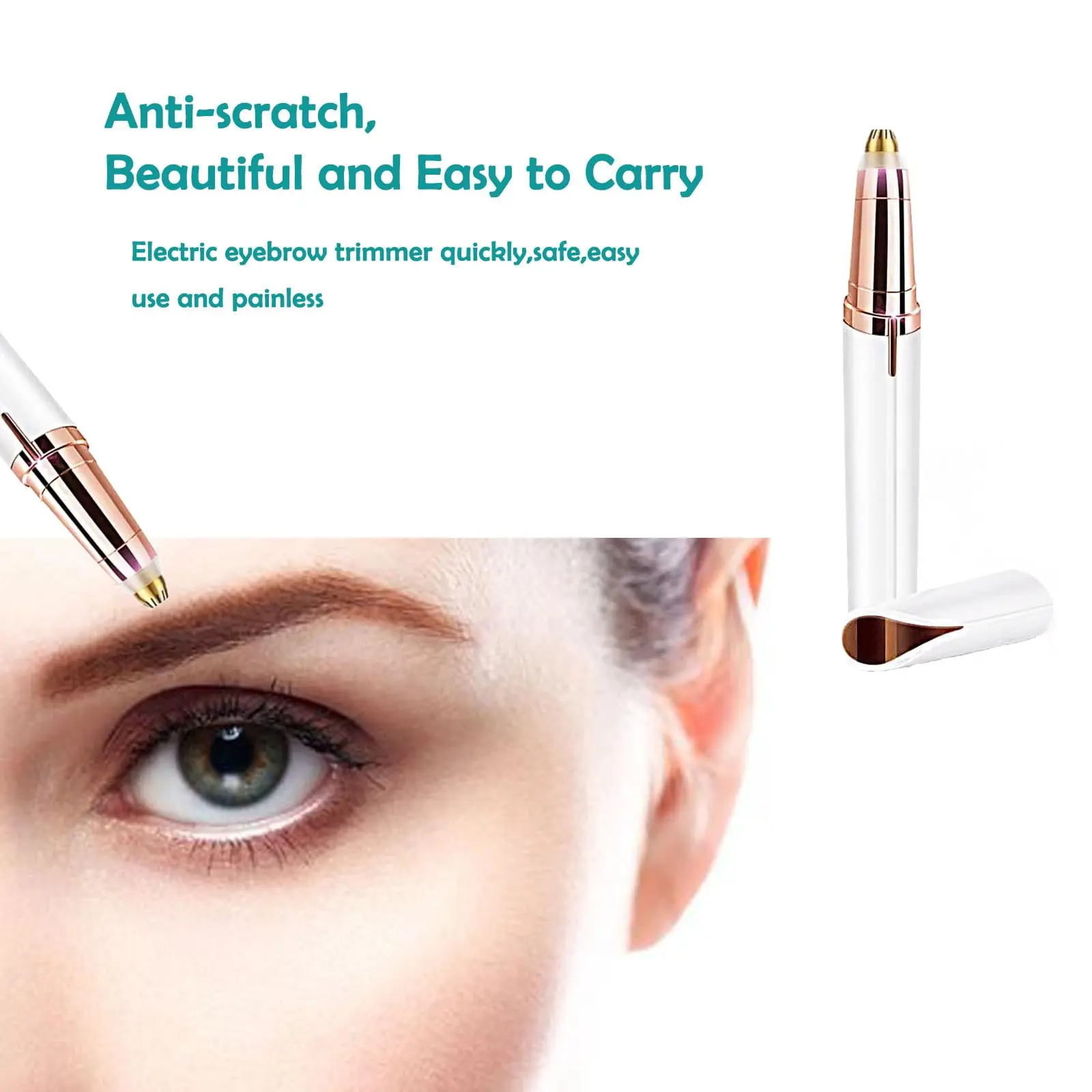 Rasoir de sourcils électrique épilateur de sourcils indolore pour les femmes maquillage Mini rasoirs Portable épilation du visage rasoir