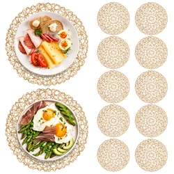 Round Placemats Boho Braided Round Placemats Woven Table Mats for Dining Table,Home,Wedding Ramadan Party