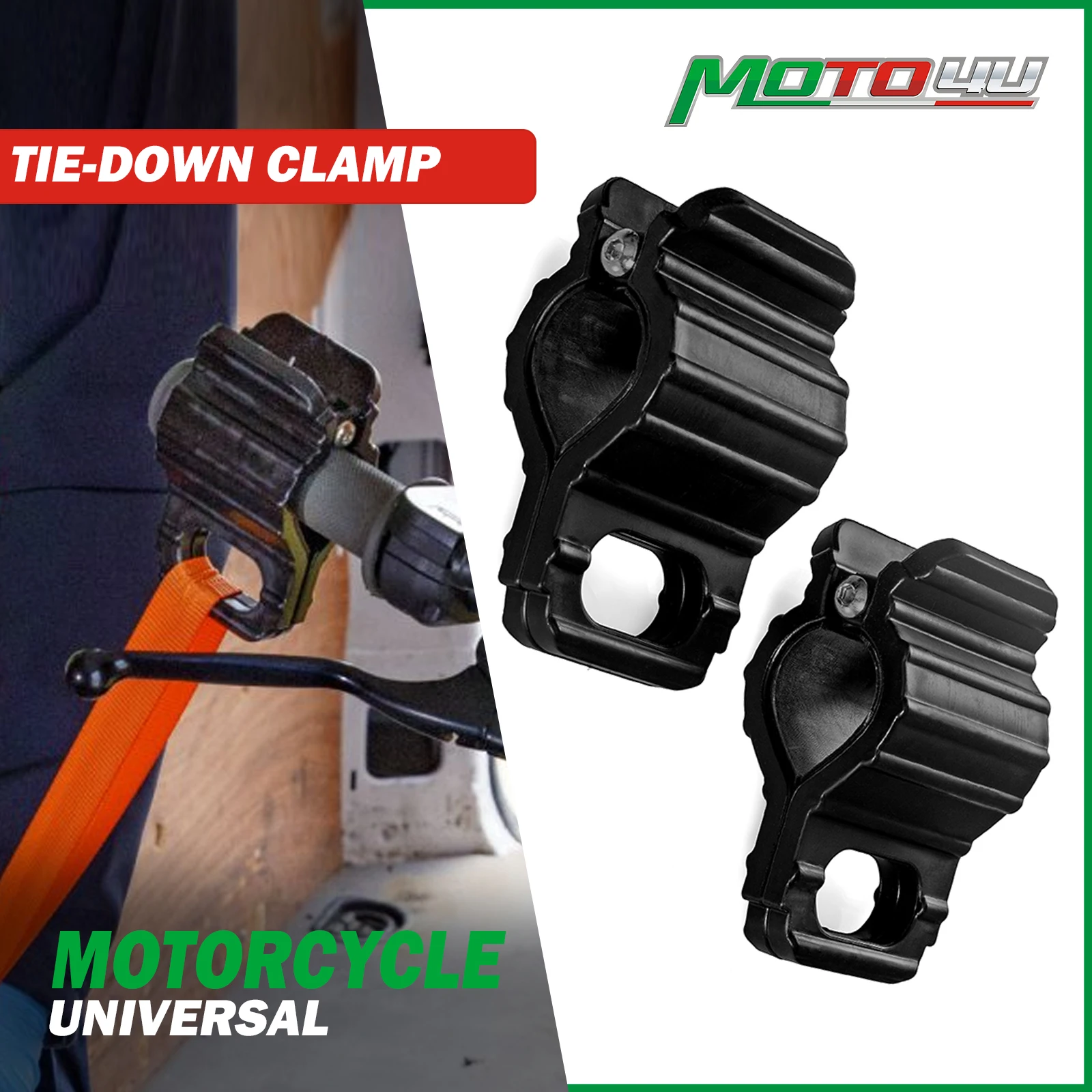 

New Tie-Down Clamp Universal Motorcycle Tie Down Emergency Snap Connection handlebar Motorbike Accessories For BMW For YAMAHA