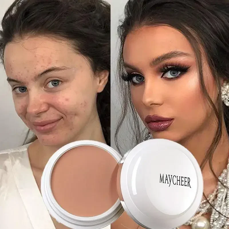Deep Complexion Moisturizing Face Makeup - Spot Correction Cosmetic to Cover Acne Marks And Dark Circles