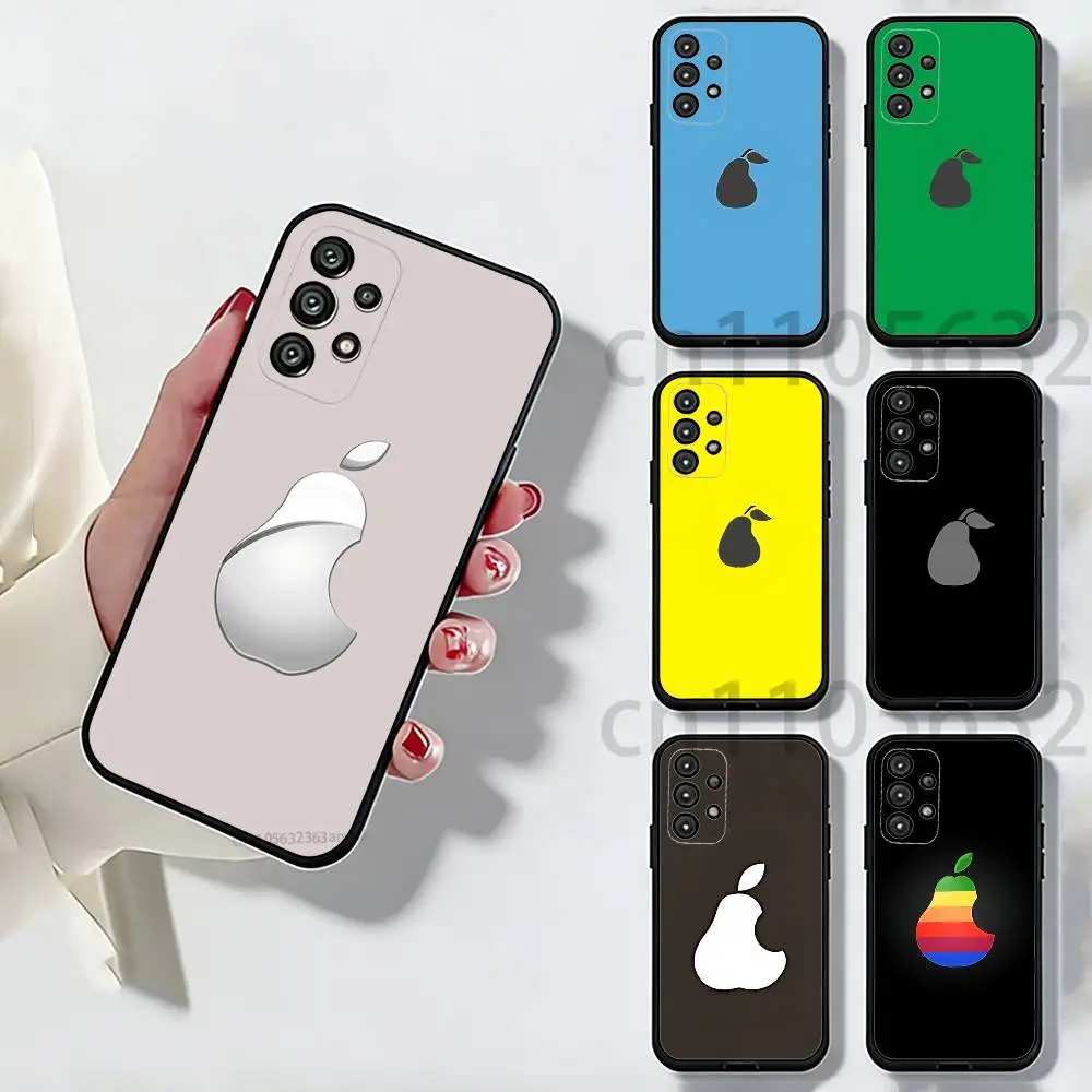 I-Icarly Pear Logo Phone Case For Samsung S25,24,23,22,21,S20,Ultra,Plus,FE Black Soft Cover