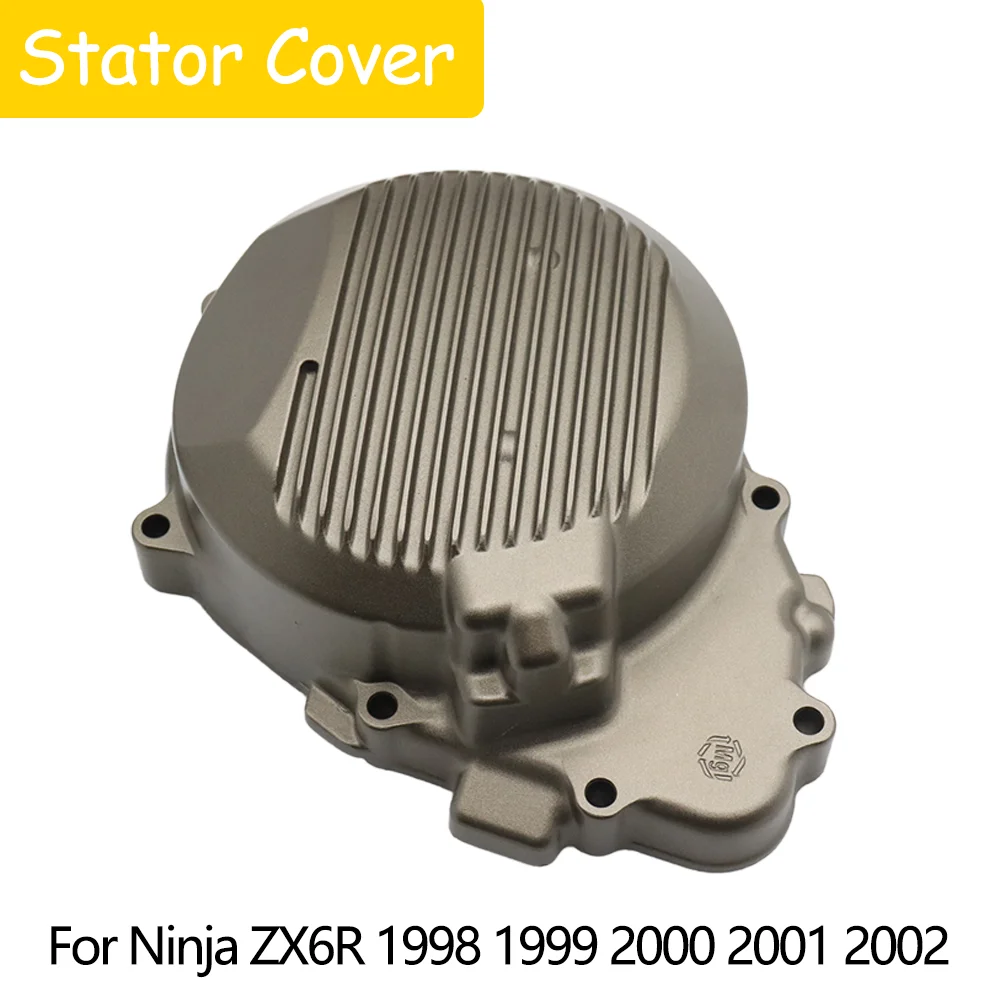 

For Kawasaki Ninja ZX6R ZX 6R ZX-6R 1998-2001 2002 Motorcycle Stator Cover Engine Ignition Crankcase Generator Coil Side Cover