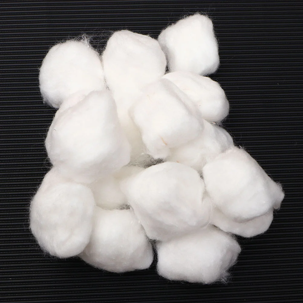 400 Pcs Makeup Remover Absorbent Cotton Balls Alcohol Salon Sterilized Tattoos Accessories Unscented Non Medical