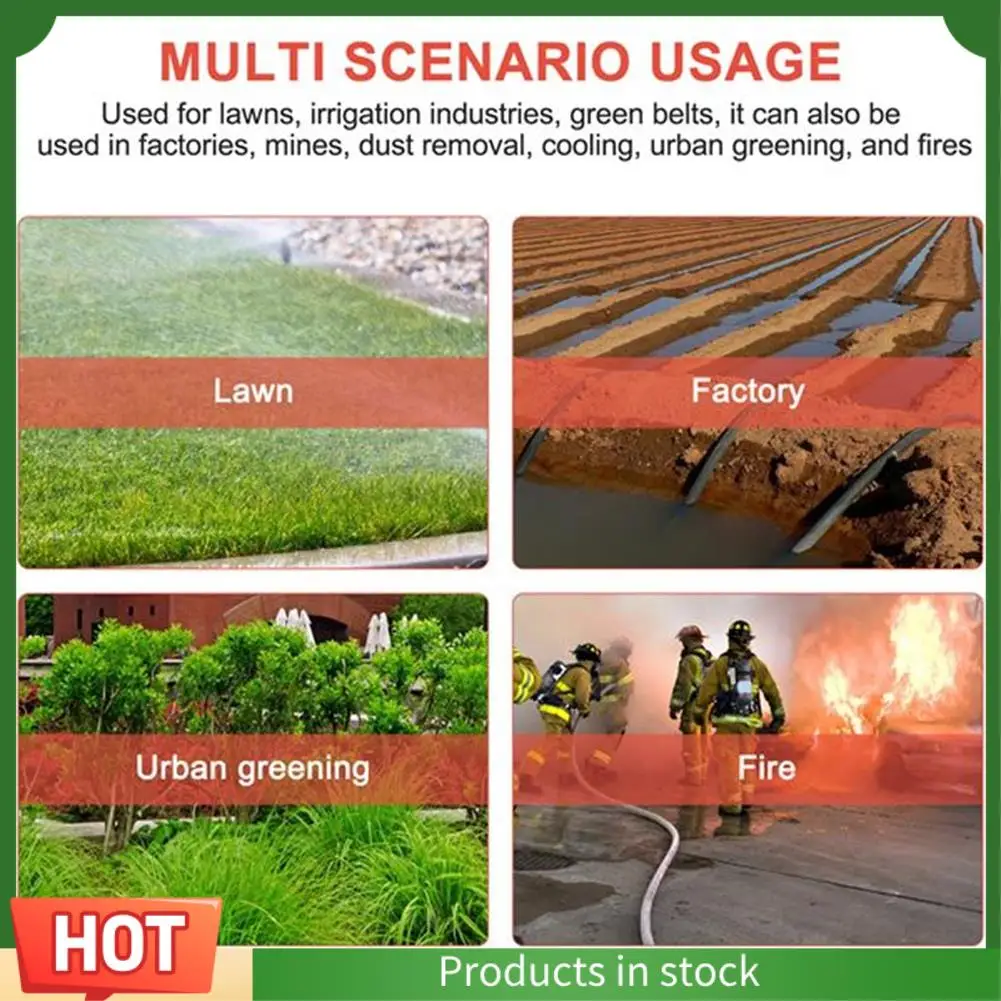 

A68G-Zinc Alloy Nozzle Irrigation Sprinkler Water 360 Degrees Adjustable Rain Sprays Field Sprinklers,1.5 Inch