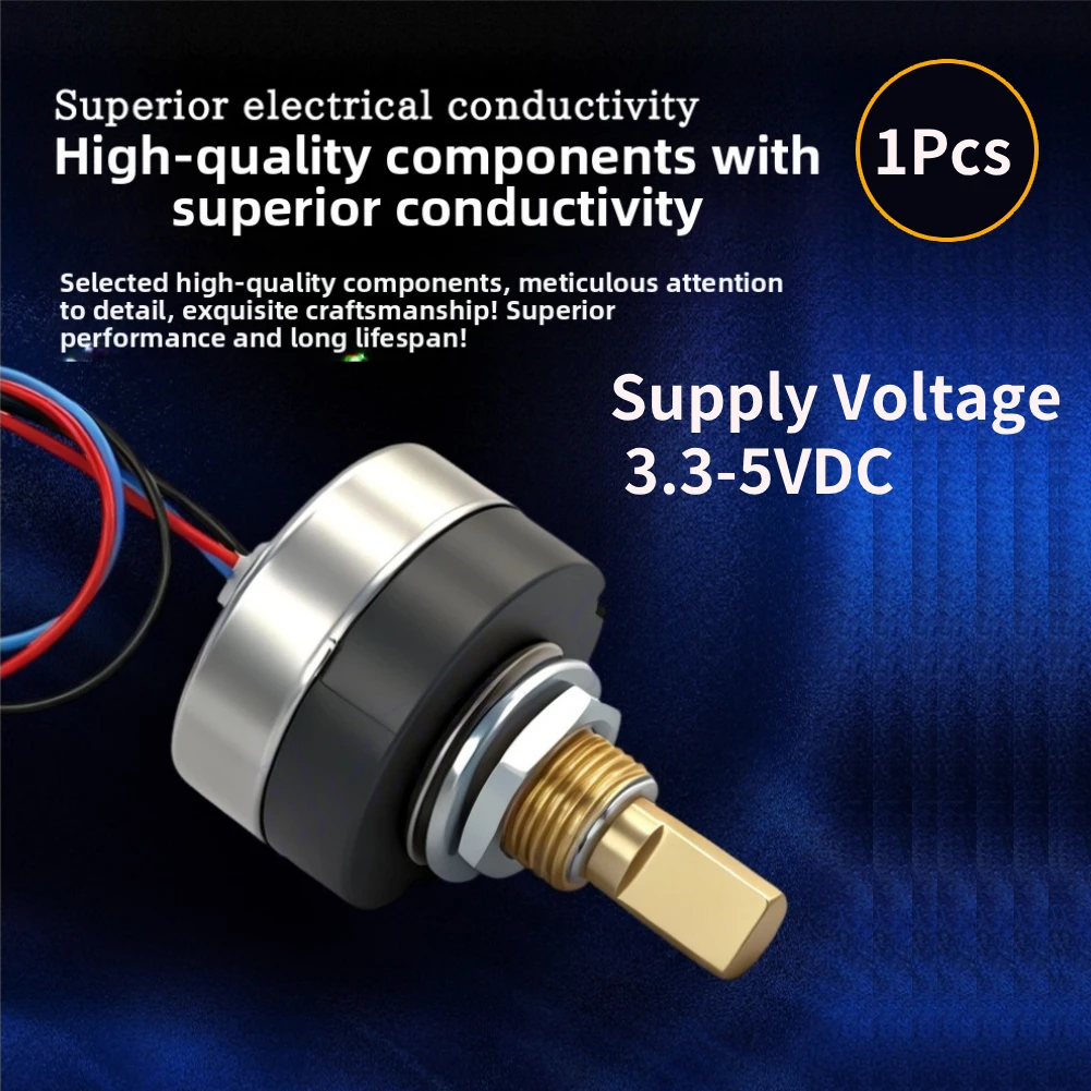 1Pcs Potentiometer 360° Measurement Without Dead Angles Output Hall Magnetic Sensor Non-contact Potentiometer Measurement Sensor