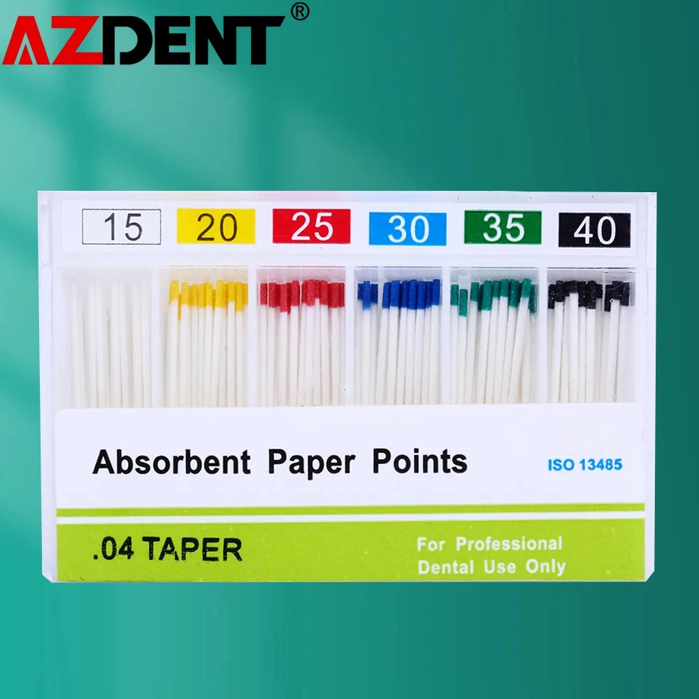 1 Box Dental Absorbent Paper Points for Files Root Cancel Endodontics Absorption