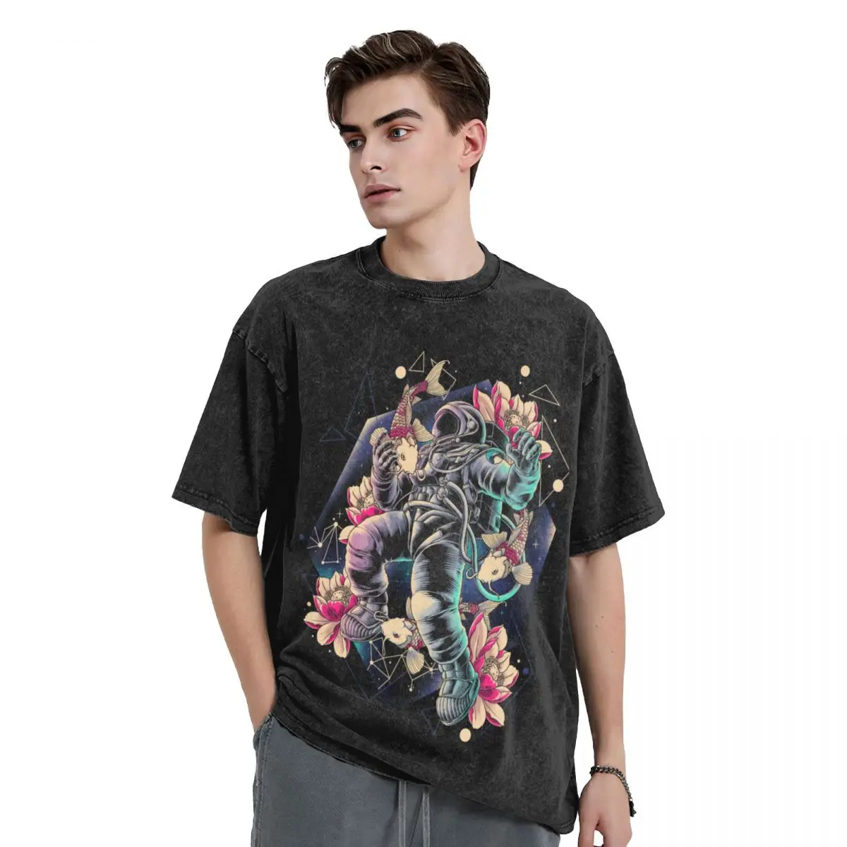 

Deep Space T-Shirt plus size tops oversizeds Short sleeve tee sublime mens designer t shirt