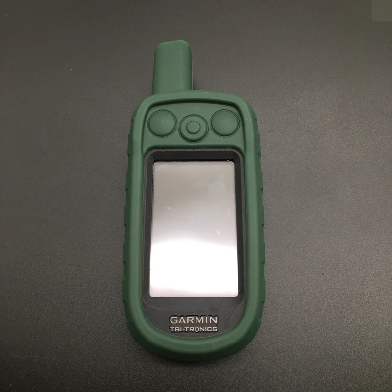 Silicone Protect Case + Screen Protector Shield Film for Garmin Alpha 100 Atemos100 Garmin ALPHA 100 Handheld GPS Accessories