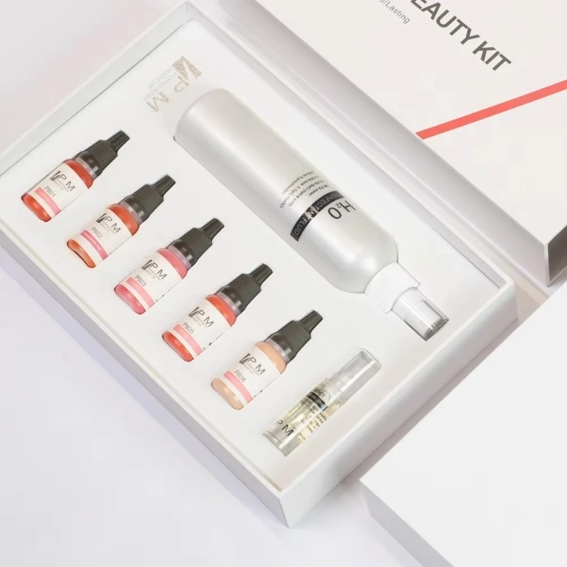 PMU Set Nipple Breast Ink Color Cosmetic Micropigmentation Permanent Makeup Areola Pigment Set Kit