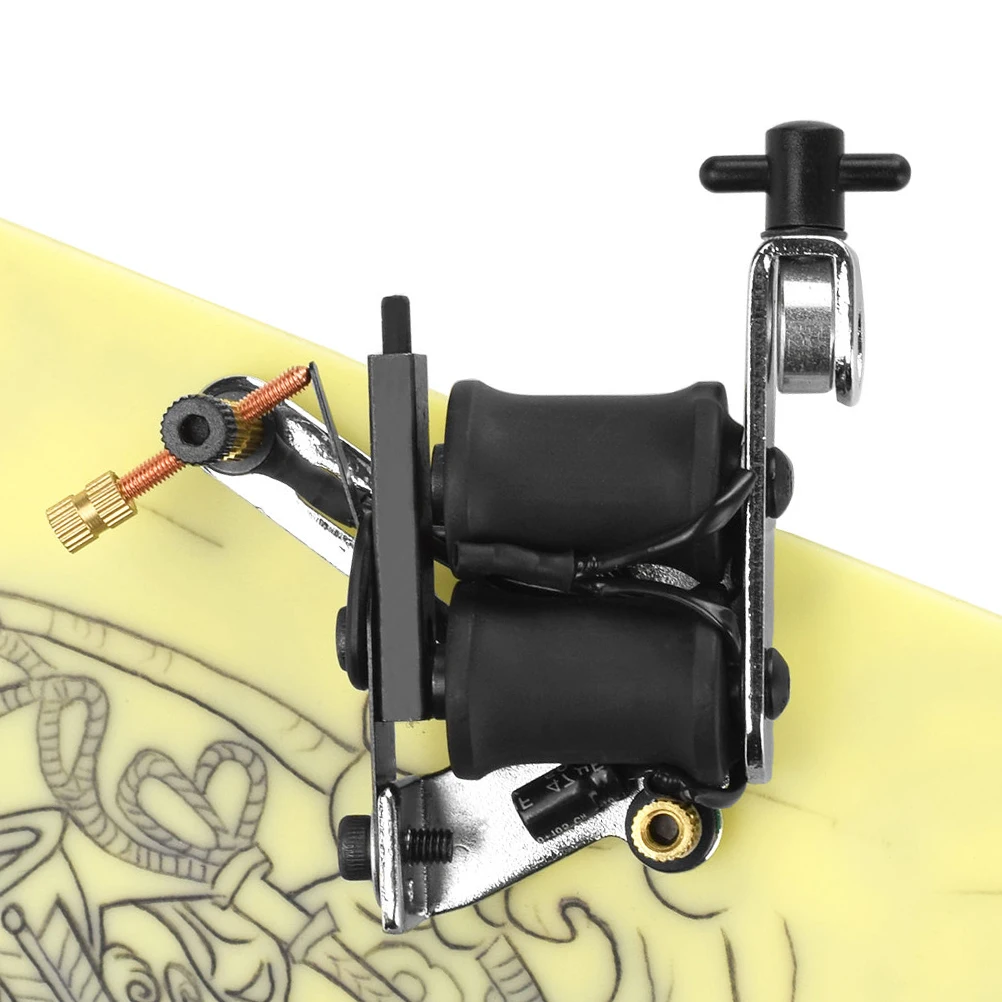 

1pc Tattoos Coil Machine High-Grade Iron Core Stable Sound Smooth Operation Portable Tattooing Liner Tool For