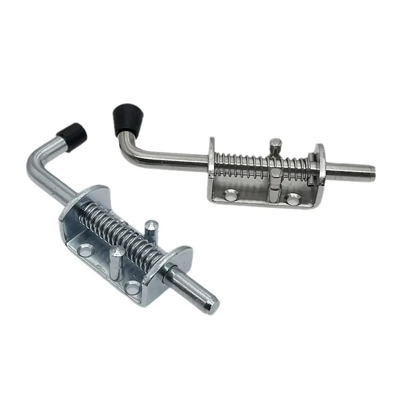 

10PCS Trailer RV Car Modification Accessories Daquan Door Leaf Spring Latch Hasp Lock Handle Bolt Galvanized Stainless Steel