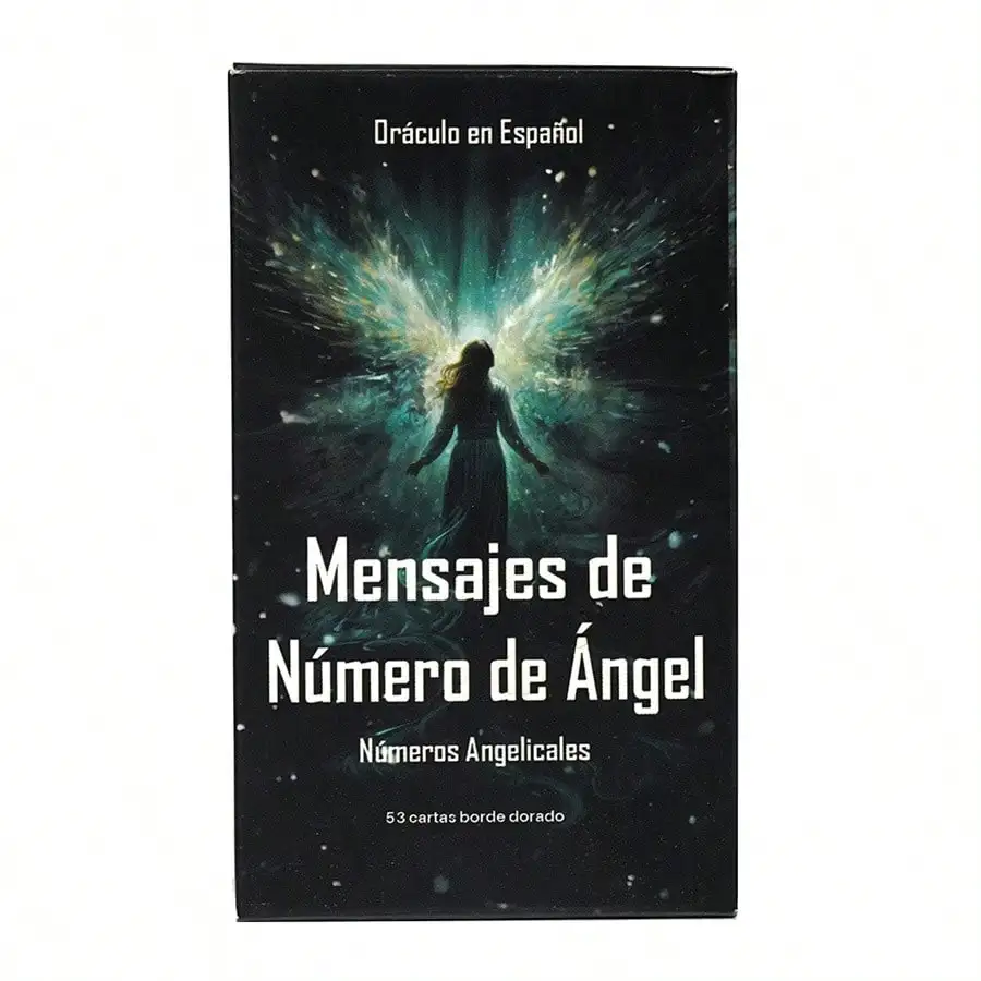 

Espanol Cartas Mensajes De Número De Ángel Карты Oracle 53 Cartas Испанские карты Таро Ворождение игры Инструменты для гадания