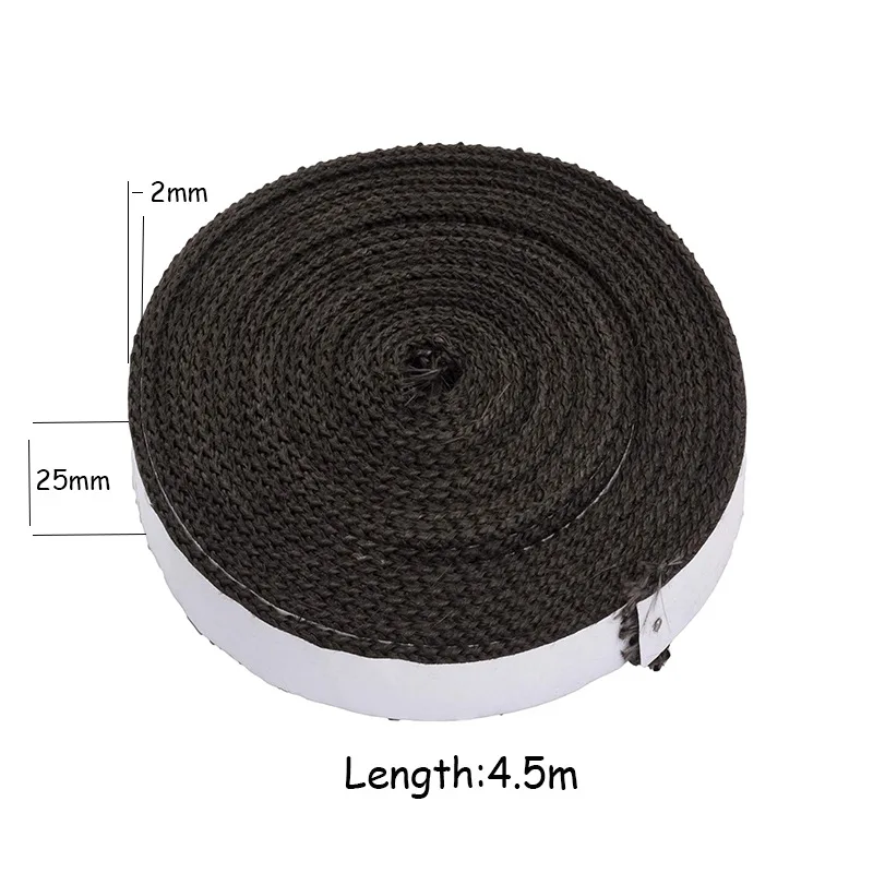 High Temperature Grill Rack Replacement Kit Barbecue Smoke Machine Gasket,DIYFire Box Sealing Washer Self Adhesive Tape