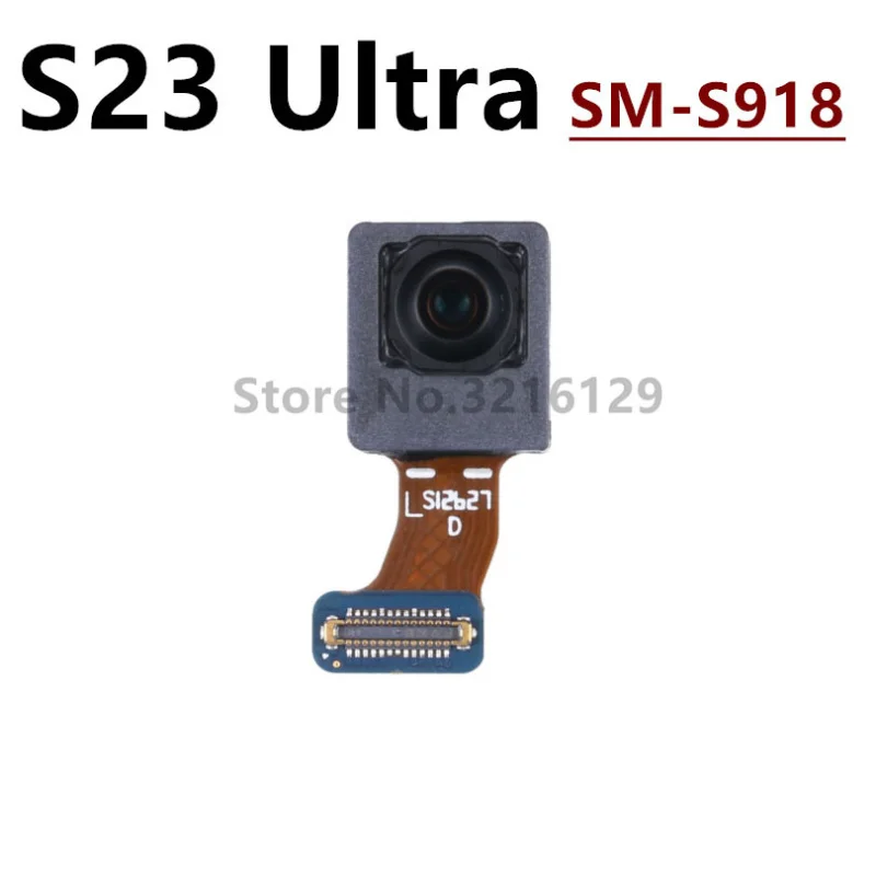 Front Facing Camera For Samsung Galaxy S23+PLUS Ultra S911 S916 S918 Iris Scanning Small Selfie Camera Module Flex