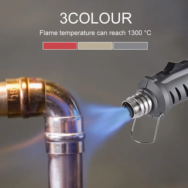 Imagem -04 - Gás Butano Ferro de Solda com ar Quente Lança-chamas Auto Ignition Flame Jóias Building Circuit Board em 1