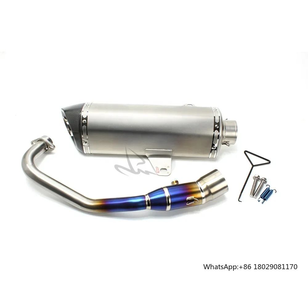 New Titanium Alloy Front section Fried Street Motorcycle Exhaust Pipe For Forza 350 Honda Forza350