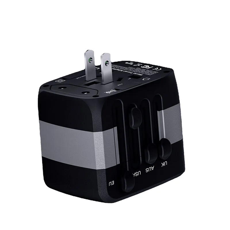 Imagem -03 - Plugue Universal Viagem Todos os Adaptadores Carregador com ue Eua Reino Unido Plugue au tipo c Adaptador de Carregamento Soquete 2023