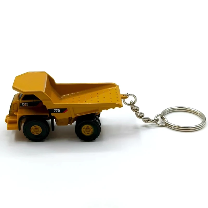 DM 1/104 85985 CAT770 Off-Highway Truck Keychain Alloy Simulation Model Static Collection Decorated Holiday Toy Souvenir Gift